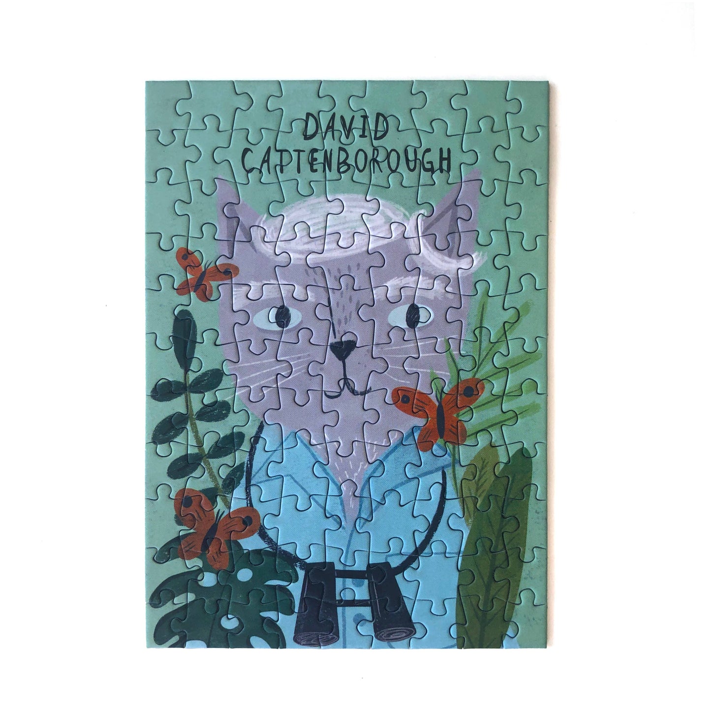 David Cattenborough - 99 Piece Mini Cat Jigsaw Puzzle - from The Bookhouse Broughty Ferry- Just £6! Shop now