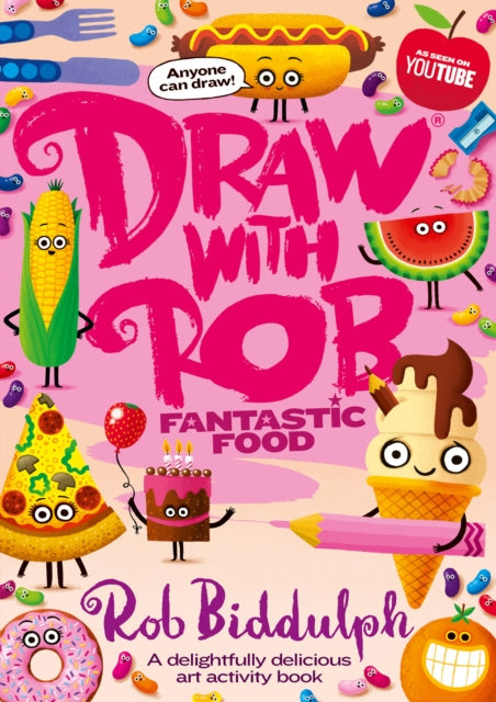 Draw With Rob: Fantastic Food - Book from The Bookhouse Broughty Ferry- Just £7.99! Shop now