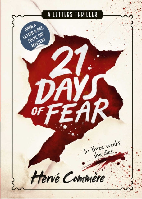 21 Days of Fear: A Letters Thriller - Book from The Bookhouse Broughty Ferry- Just £20! Shop now