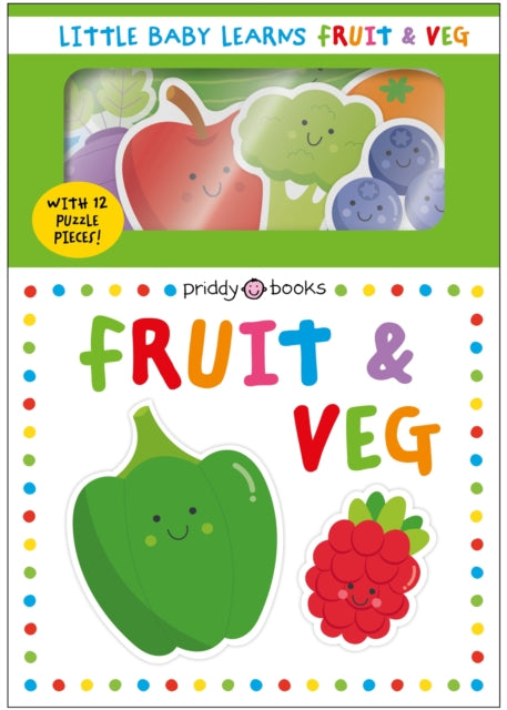 Little Baby Learns Fruit & Veg : With 12 puzzle pieces! - Book from The Bookhouse Broughty Ferry- Just £9.99! Shop now