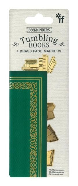 Bookminders Page Markers - Tumbling Books - Gift from The Bookhouse Broughty Ferry- Just £6.99! Shop now