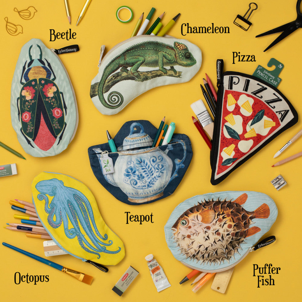 HEART - ECLECTIONERY PENCIL CASE - from The Bookhouse Broughty Ferry- Just £12.99! Shop now