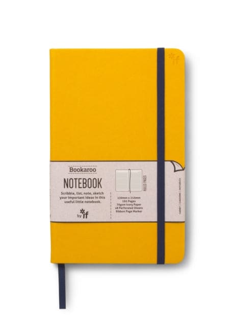 Bookaroo Notebook - Mustard - Book from The Bookhouse Broughty Ferry- Just £9.99! Shop now