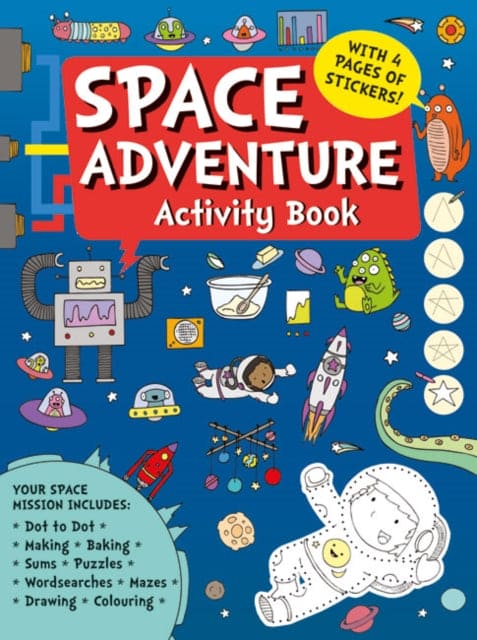 Space Adventure Activity Book - Book from The Bookhouse Broughty Ferry- Just £6.99! Shop now