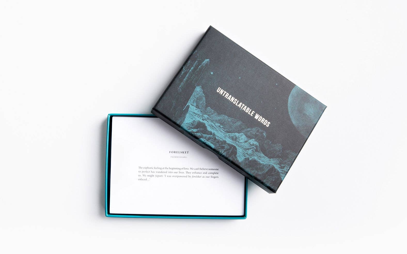 Untranslatable Words Card Set, Word Enthusiast Gift -  from The Bookhouse Broughty Ferry- Just £18! Shop now