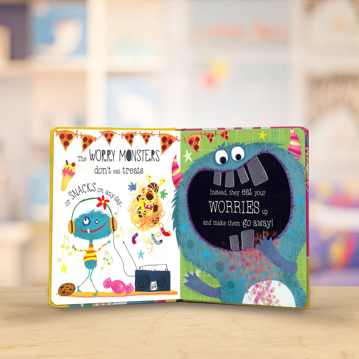 The Very Hungry Worry Monsters - Touch and Feel Board Book - Book from The Bookhouse Broughty Ferry- Just £7.99! Shop now