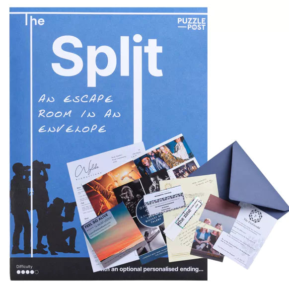 An Escape Room in an Envelope: The Split. Board Game Puzzle - Gift from The Bookhouse Broughty Ferry- Just £13.99! Shop now