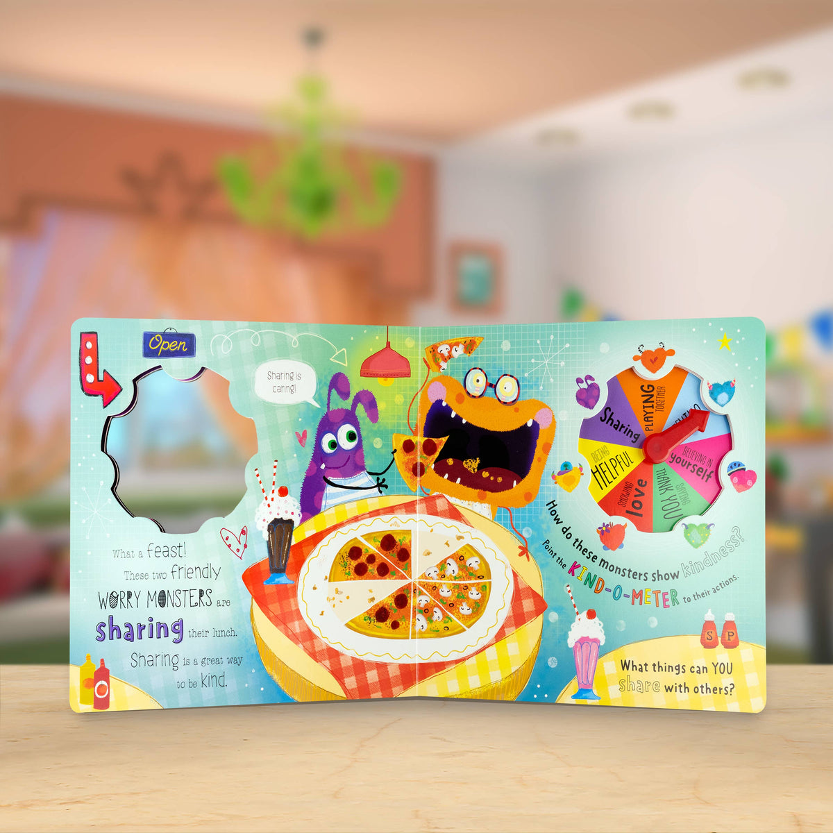 The Very Hungry Worry Monsters Kind-o-meter - Book from The Bookhouse Broughty Ferry- Just £9.99! Shop now