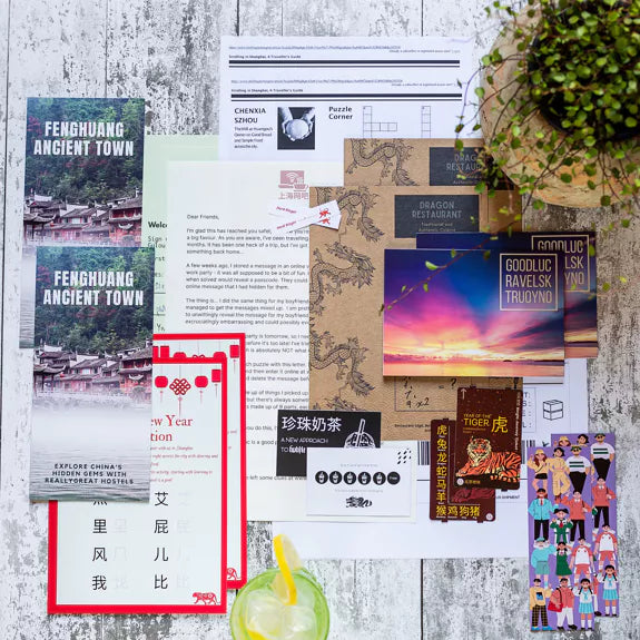 Escape Room in An Envelope: Dinner Party - THE BLUNDER, Board Game Puzzle - Gift from The Bookhouse Broughty Ferry- Just £16.99! Shop now