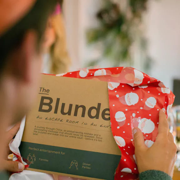 Escape Room in An Envelope: Dinner Party - THE BLUNDER, Board Game Puzzle - Gift from The Bookhouse Broughty Ferry- Just £16.99! Shop now