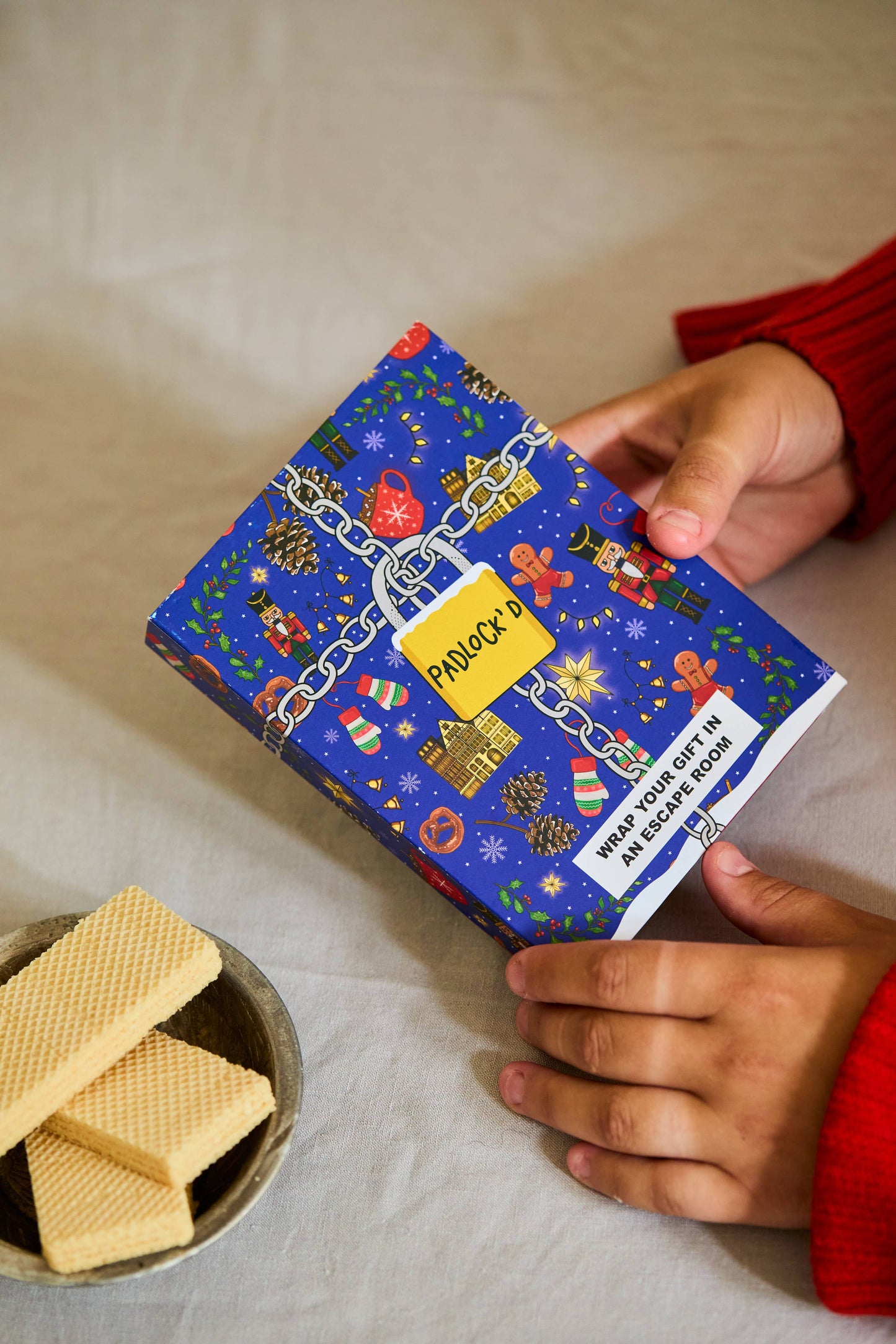NEW Padlock'd Festive : An Escape Room Lock and Chain Game -  from The Bookhouse Broughty Ferry- Just £16.99! Shop now