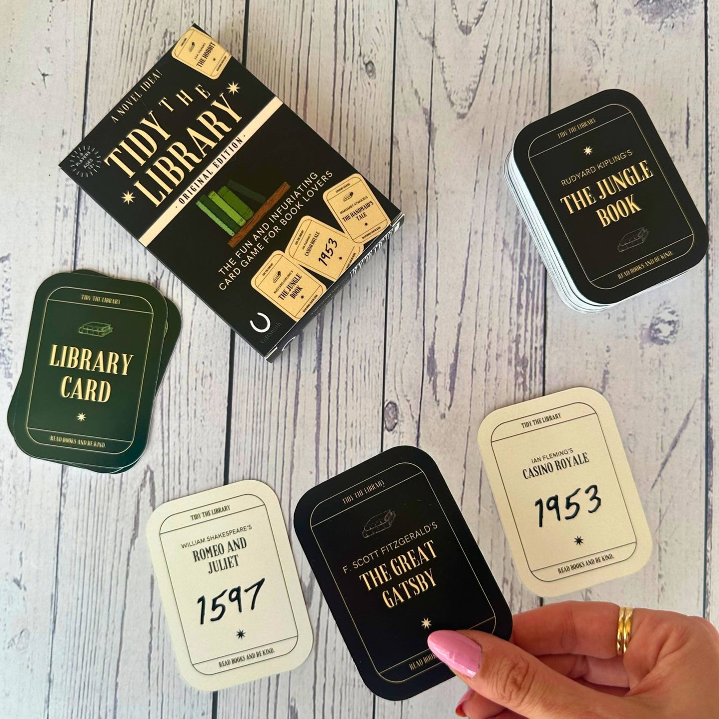 TIDY THE LIBRARY: The Original Card Game for Book Lovers -  from The Bookhouse Broughty Ferry- Just £9.99! Shop now