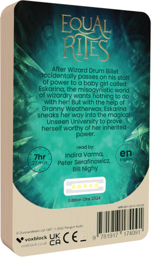 Equal Rites - Voxblock - Book from The Bookhouse Broughty Ferry- Just £13.99! Shop now