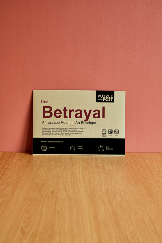 BRAND NEW Escape/Puzzle Game | Board game | The Betrayal -  from The Bookhouse Broughty Ferry- Just £16.99! Shop now