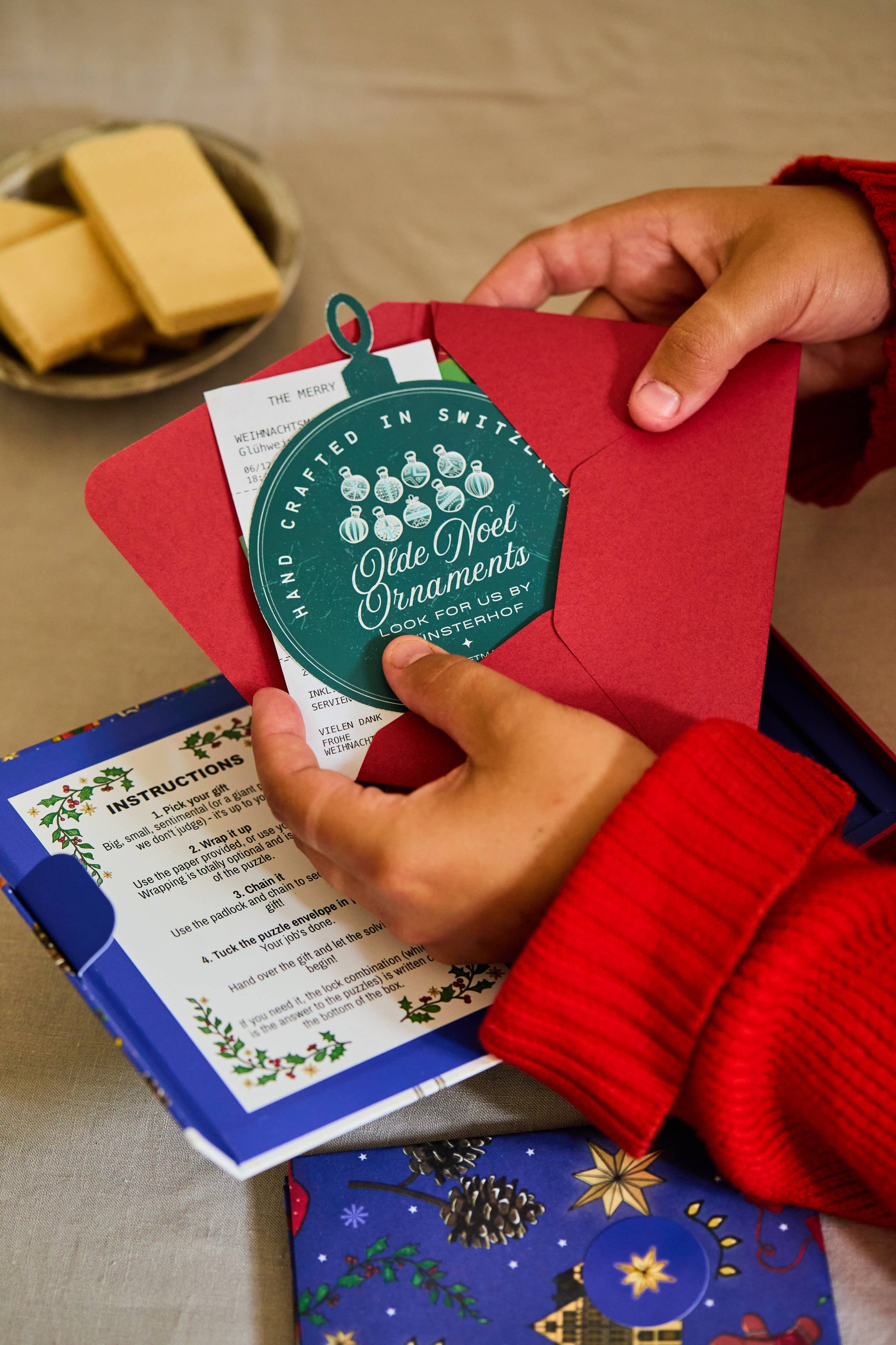 NEW Padlock'd Festive : An Escape Room Lock and Chain Game -  from The Bookhouse Broughty Ferry- Just £16.99! Shop now