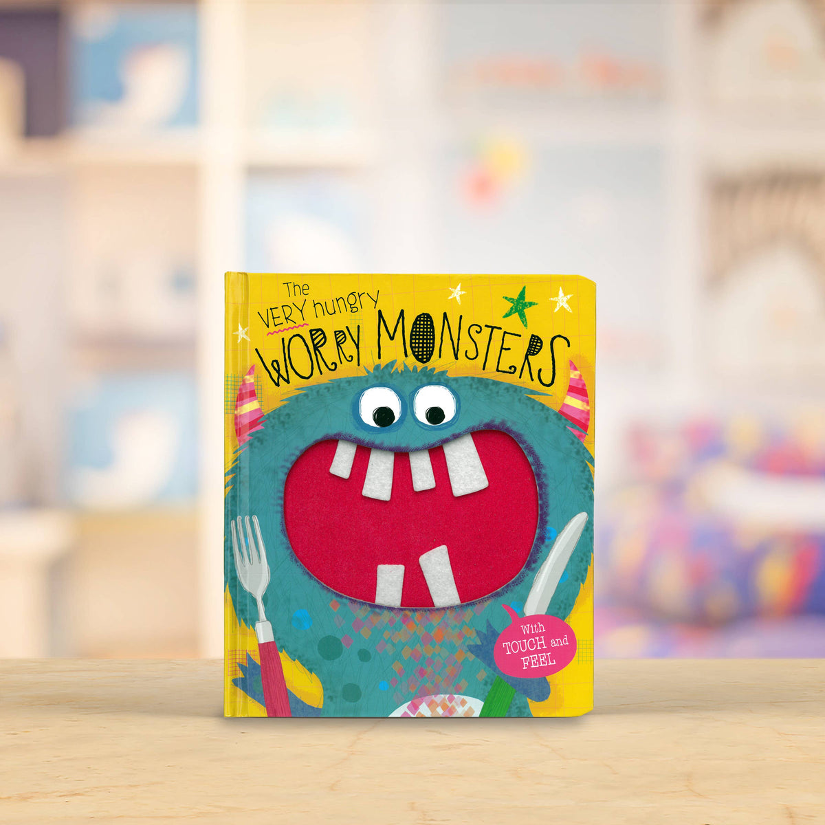 The Very Hungry Worry Monsters - Touch and Feel Board Book - Book from The Bookhouse Broughty Ferry- Just £7.99! Shop now