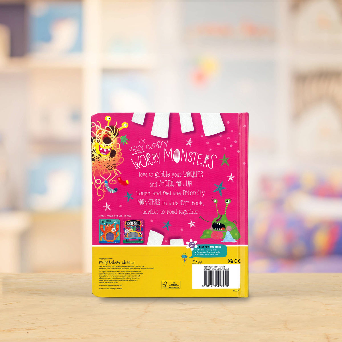 The Very Hungry Worry Monsters - Touch and Feel Board Book - Book from The Bookhouse Broughty Ferry- Just £7.99! Shop now