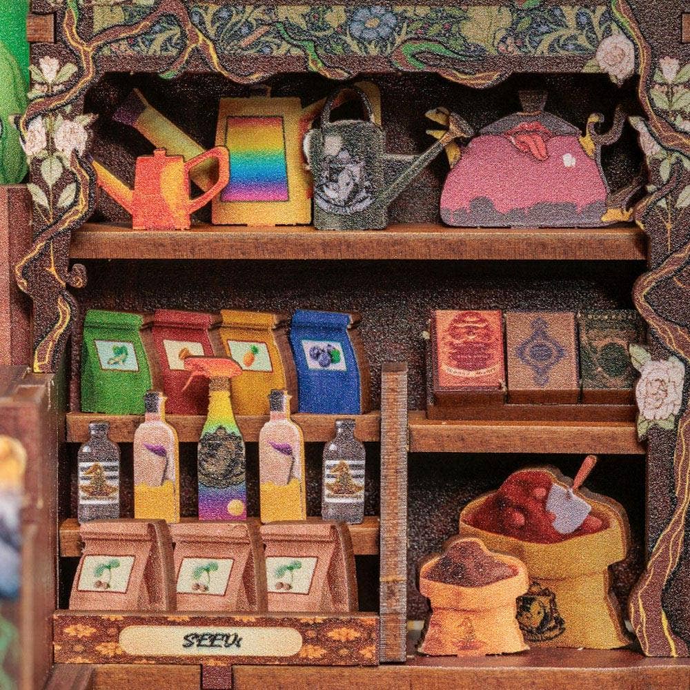 DIY Book Nook Kit - Fantasy Plant Shop - Craft Kit from The Bookhouse Broughty Ferry- Just £44.95! Shop now