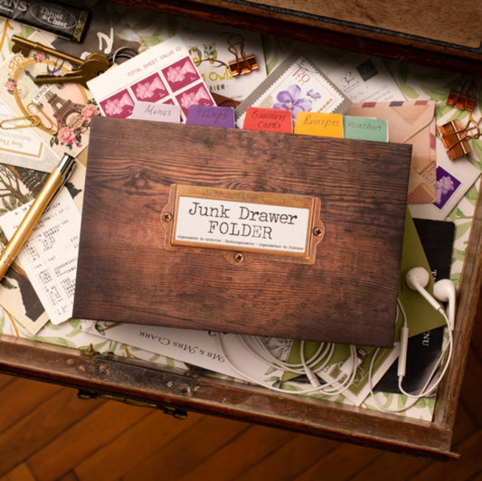 Journals for Life - Junk Drawer Folder - Book from The Bookhouse Broughty Ferry- Just £14.99! Shop now