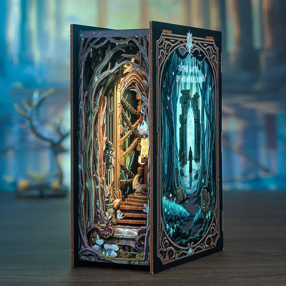 DIY Book Nook Kit - The Gate of Wonderland - Craft Kit from The Bookhouse Broughty Ferry- Just £44.95! Shop now