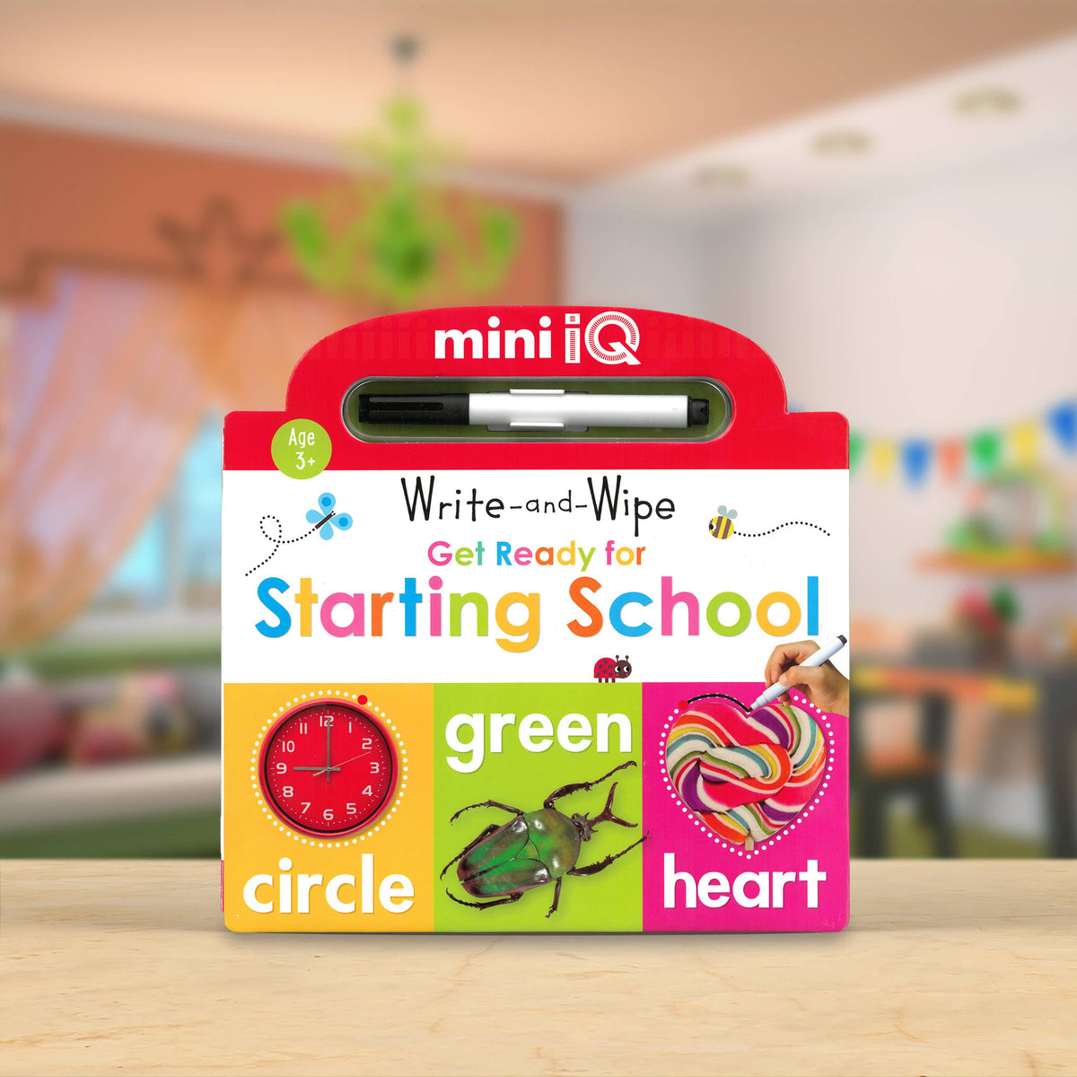 Mini iQ Write-and-Wipe Get Ready for Starting School - Book from The Bookhouse Broughty Ferry- Just £8.99! Shop now