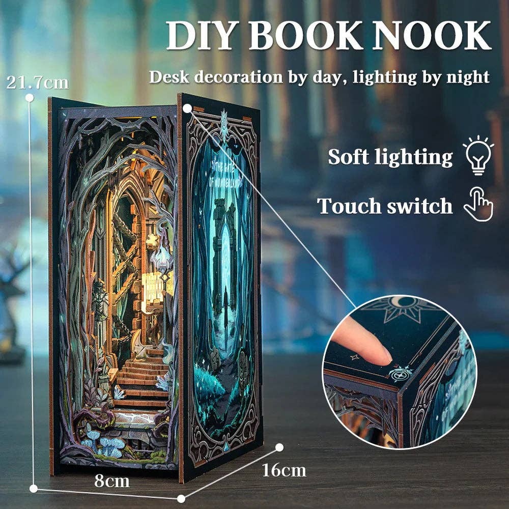 DIY Book Nook Kit - The Gate of Wonderland - Craft Kit from The Bookhouse Broughty Ferry- Just £44.95! Shop now
