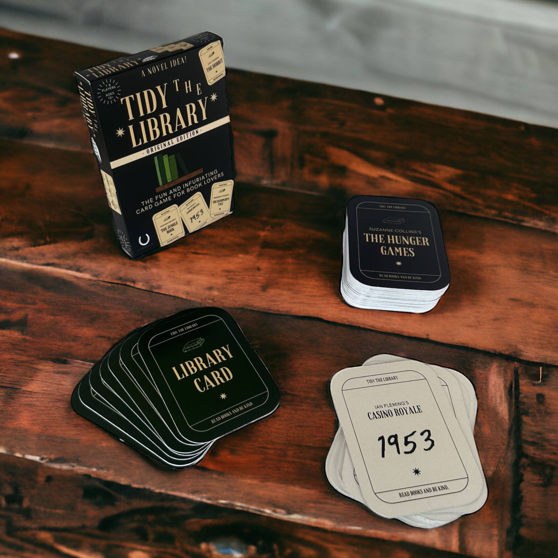 TIDY THE LIBRARY: The Original Card Game for Book Lovers -  from The Bookhouse Broughty Ferry- Just £9.99! Shop now