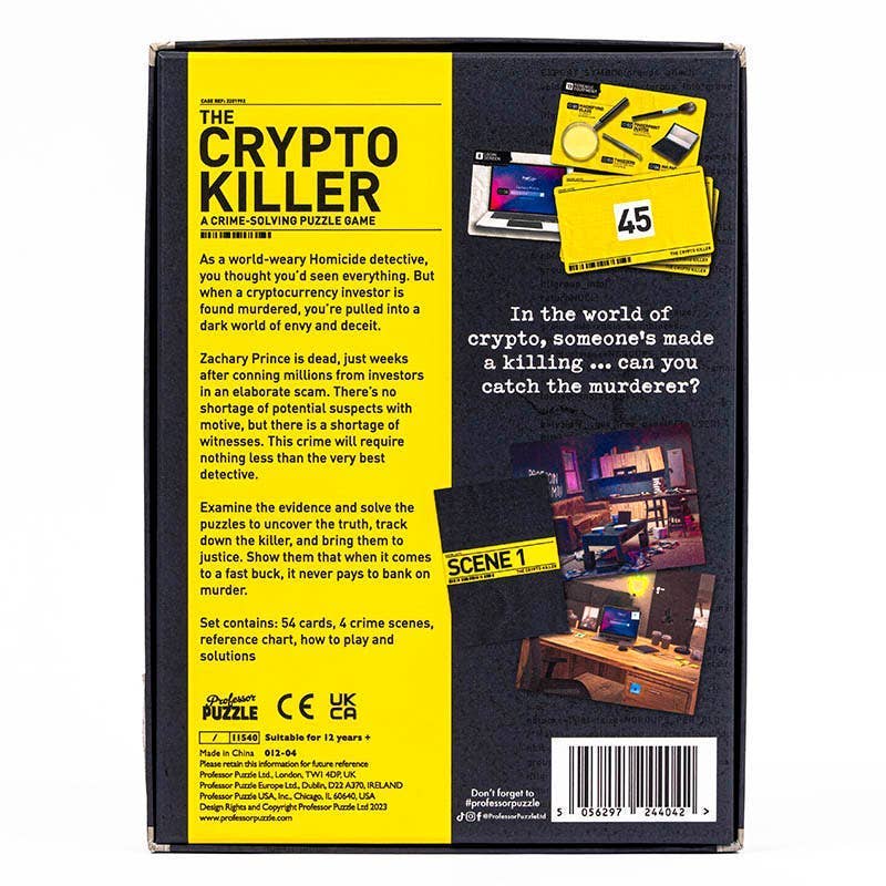 Murder Mystery: Crypto Killer -  from The Bookhouse Broughty Ferry- Just £10! Shop now