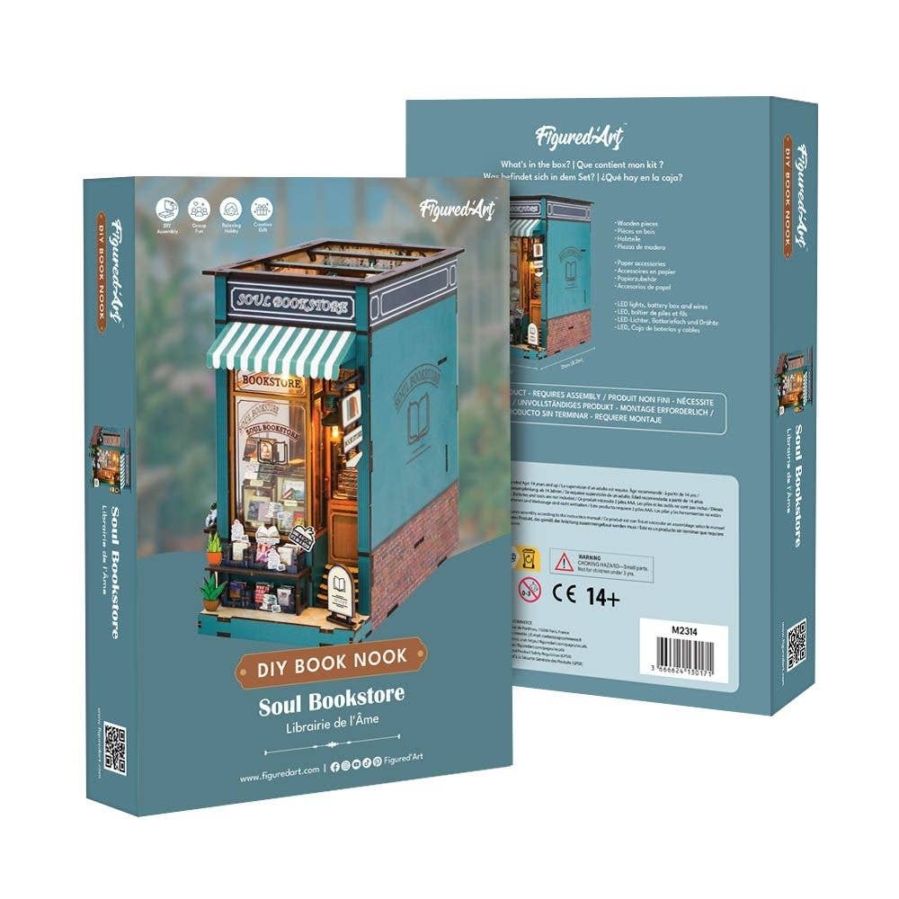 DIY Book Nook Kit - Soul Bookstore - Craft Kit from The Bookhouse Broughty Ferry- Just £44.95! Shop now