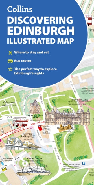 Discovering Edinburgh Illustrated Map - Book from The Bookhouse Broughty Ferry- Just £6.99! Shop now