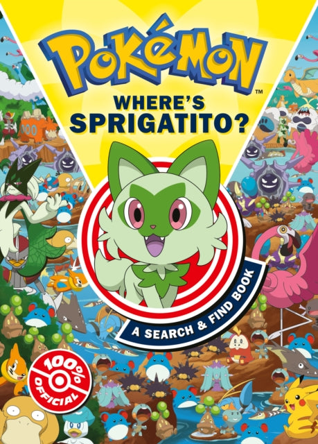 Pokemon Where’s Sprigatito: A Search & Find Book - Book from The Bookhouse Broughty Ferry- Just £7.99! Shop now