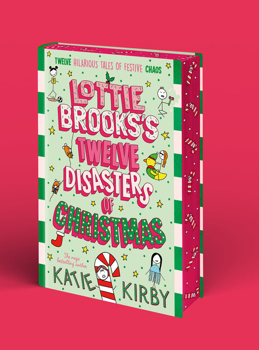 Lottie Brooks’s Twelve Disasters of Christmas - INDIE EXCLUSIVE WITH STENCILLED SPRAYED EDGE! - Book from The Bookhouse Broughty Ferry- Just £13.49! Shop now