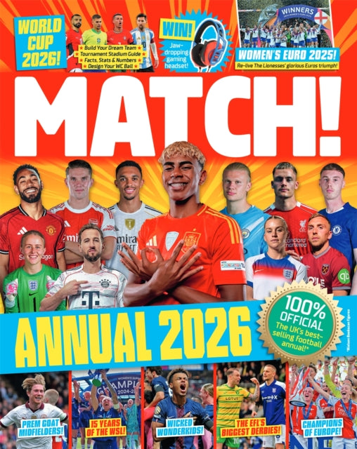 Match Annual 2026 - Book from The Bookhouse Broughty Ferry- Just £9.99! Shop now