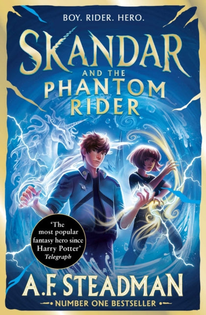 Skandar and the Phantom Rider : GO ALL IN for the National Year of Reading with the spectacular sequel to Skandar and the Unicorn Thief, the biggest fantasy adventure since Harry Potter - Book from The Bookhouse Broughty Ferry- Just £7.99! Shop now