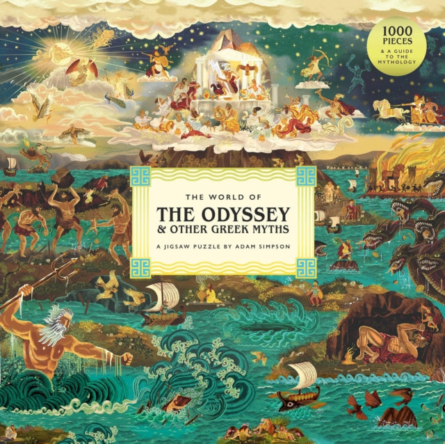 The World of the Odyssey & Other Greek Myths : A 1000-piece jigsaw puzzle by Adam Simpson - Book from The Bookhouse Broughty Ferry- Just £18.99! Shop now