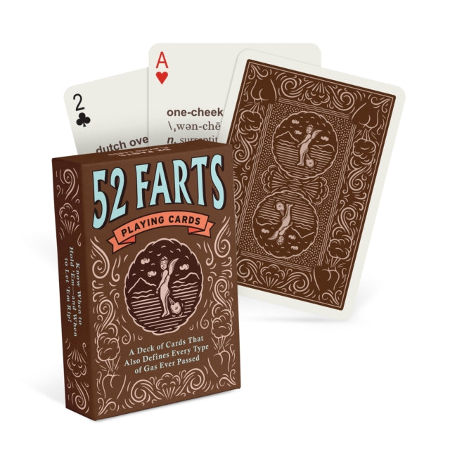 Knock Knock 52 Farts Playing Cards Deck - Book from The Bookhouse Broughty Ferry- Just £8.99! Shop now