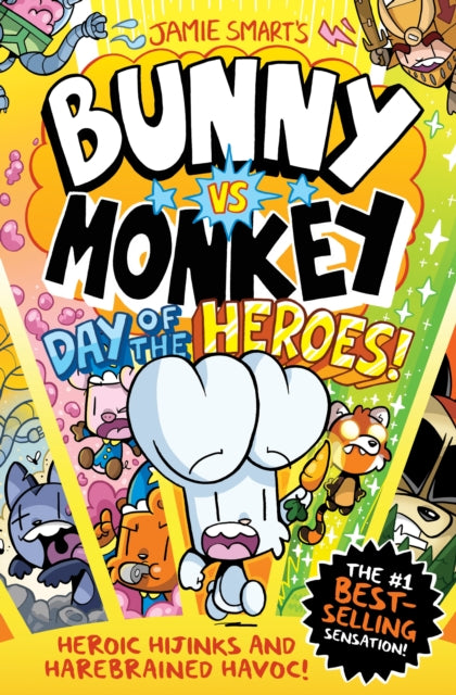 Bunny vs Monkey: Day of the Heroes! (a Phoenix Comic book, from the multi-million-selling creative genius Jamie Smart) - Book from The Bookhouse Broughty Ferry- Just £12.99! Shop now