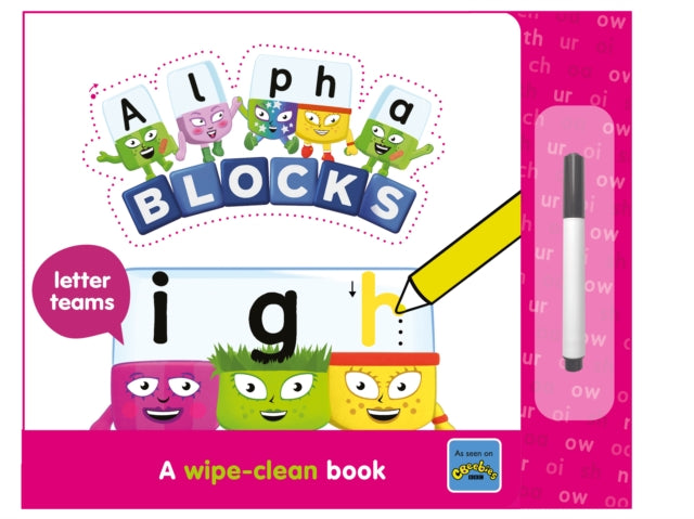 Alphablocks Letter Teams: A Wipe-Clean Book - Book from The Bookhouse Broughty Ferry- Just £9.99! Shop now