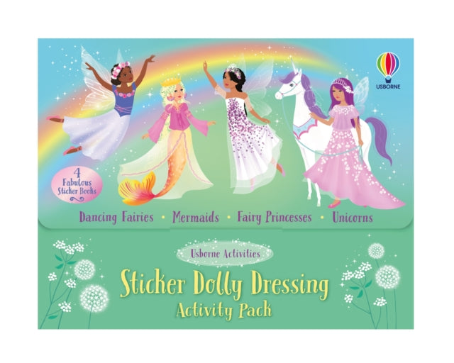 Sticker Dolly Dressing Activity Pack  (Unicorns, Mermaids, Dancing Fairies & Fairy Princesses) - Book from The Bookhouse Broughty Ferry- Just £14.99! Shop now