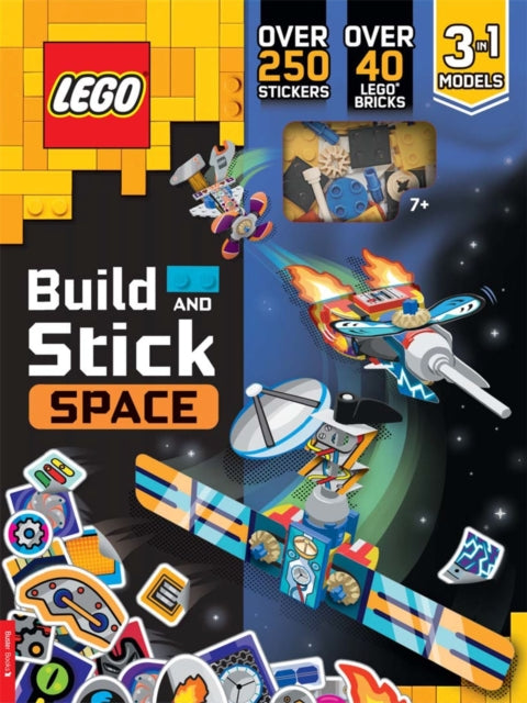 LEGO® Books: Build and Stick: Space (includes LEGO® bricks, book and over 250 stickers) - Book from The Bookhouse Broughty Ferry- Just £19.99! Shop now