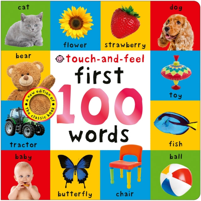 First 100 Words: Touch-and-Feel - Book from The Bookhouse Broughty Ferry- Just £10.99! Shop now