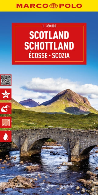 Scotland Marco Polo Map - Book from The Bookhouse Broughty Ferry- Just £9.99! Shop now