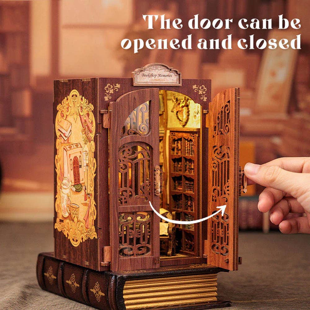DIY Book Nook kit - Bookshop Memories - Craft Kit from The Bookhouse Broughty Ferry- Just £44.95! Shop now