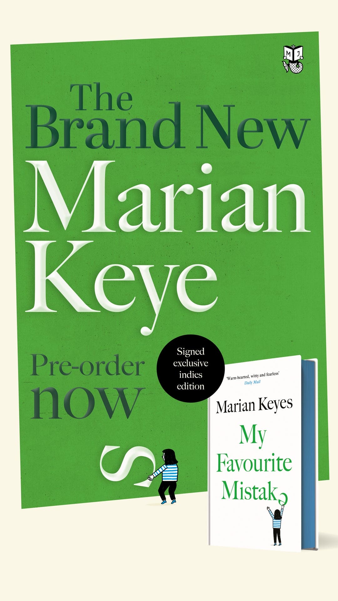My Favourite Mistake - SIGNED EXCLUSIVE INDIE EDITION - Book from The Bookhouse Broughty Ferry- Just £22! Shop now