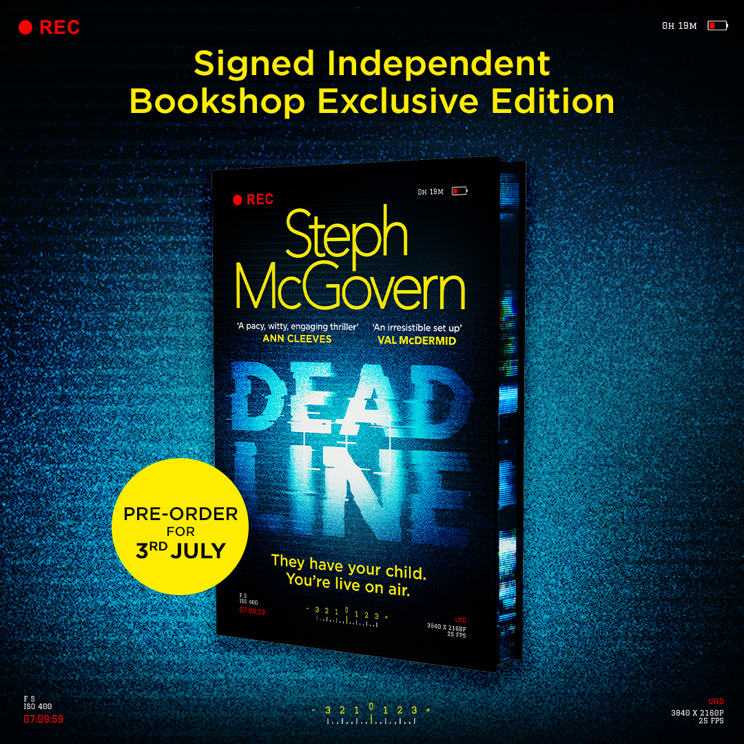 Deadline - SIGNED INDIE BOOKSHOP EDITION - Book from The Bookhouse Broughty Ferry- Just £18! Shop now