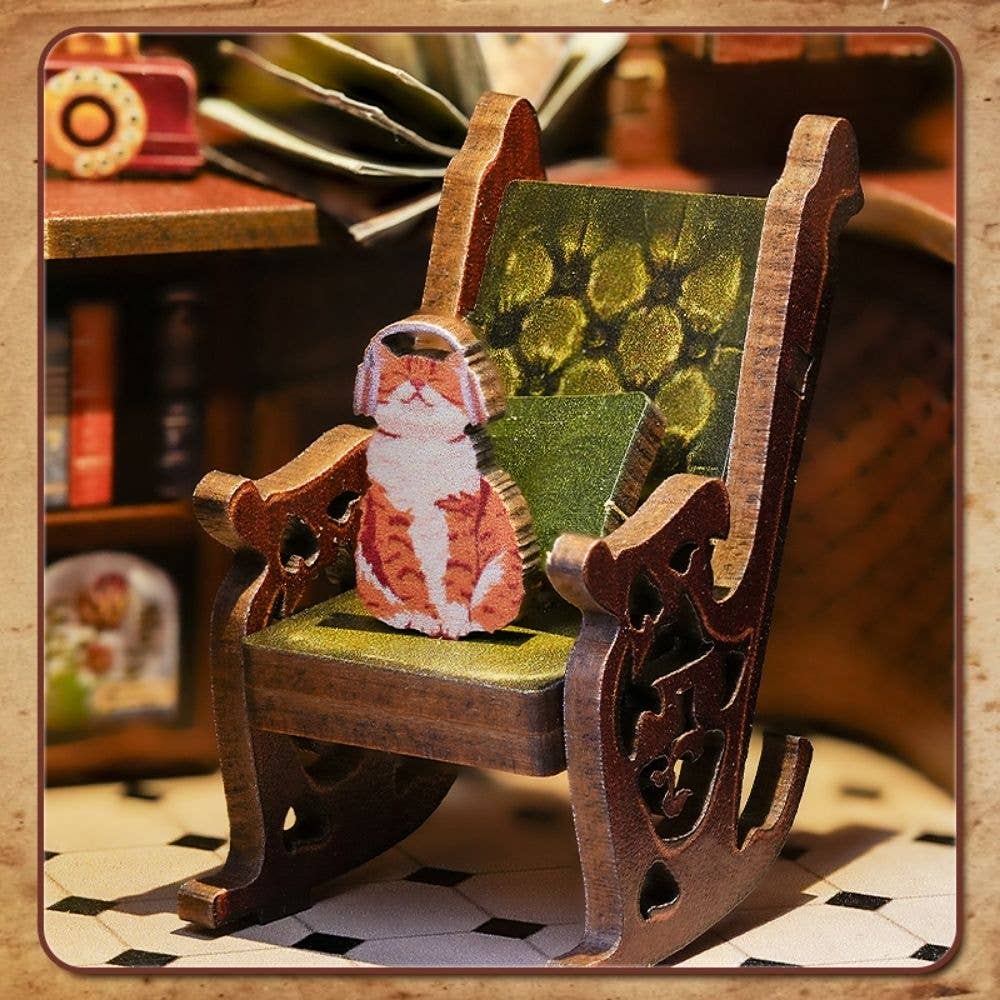 DIY Book Nook Kit - Memories Music Bookshop - Craft Kit from The Bookhouse Broughty Ferry- Just £44.95! Shop now