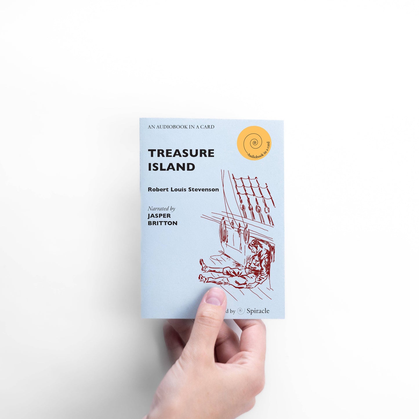 Audiobook in a Card: Treasure Island -  from The Bookhouse Broughty Ferry- Just £12! Shop now