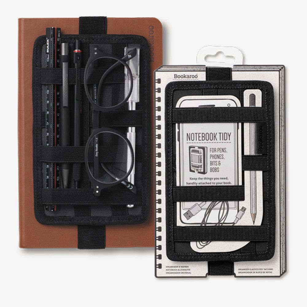 Bookaroo Notebook Tidy - Black - Gift from The Bookhouse Broughty Ferry- Just £12.99! Shop now
