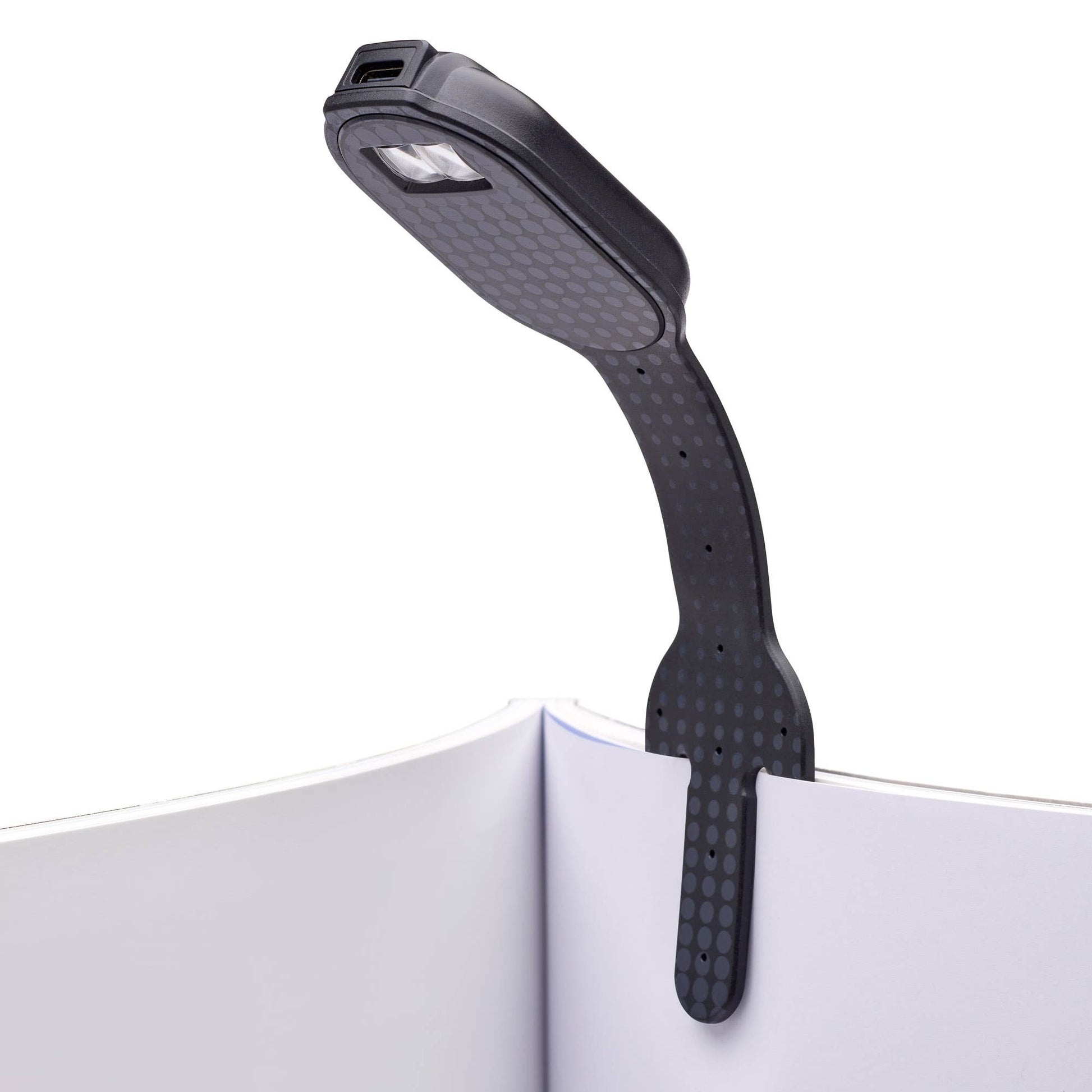 Flexilight Rechargeable Booklight & Bookmark - Black Dots - Book Accessory from The Bookhouse Broughty Ferry- Just £19.99! Shop now