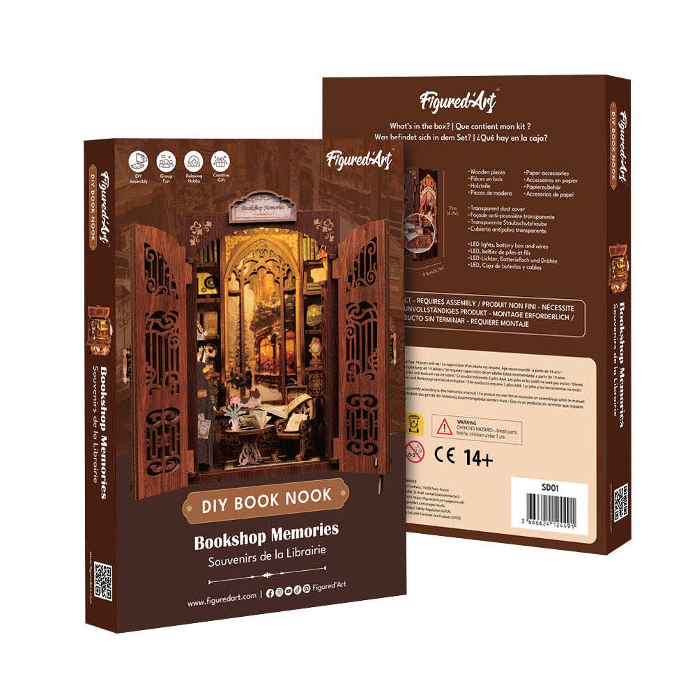 DIY Book Nook kit - Bookshop Memories - Craft Kit from The Bookhouse Broughty Ferry- Just £44.95! Shop now